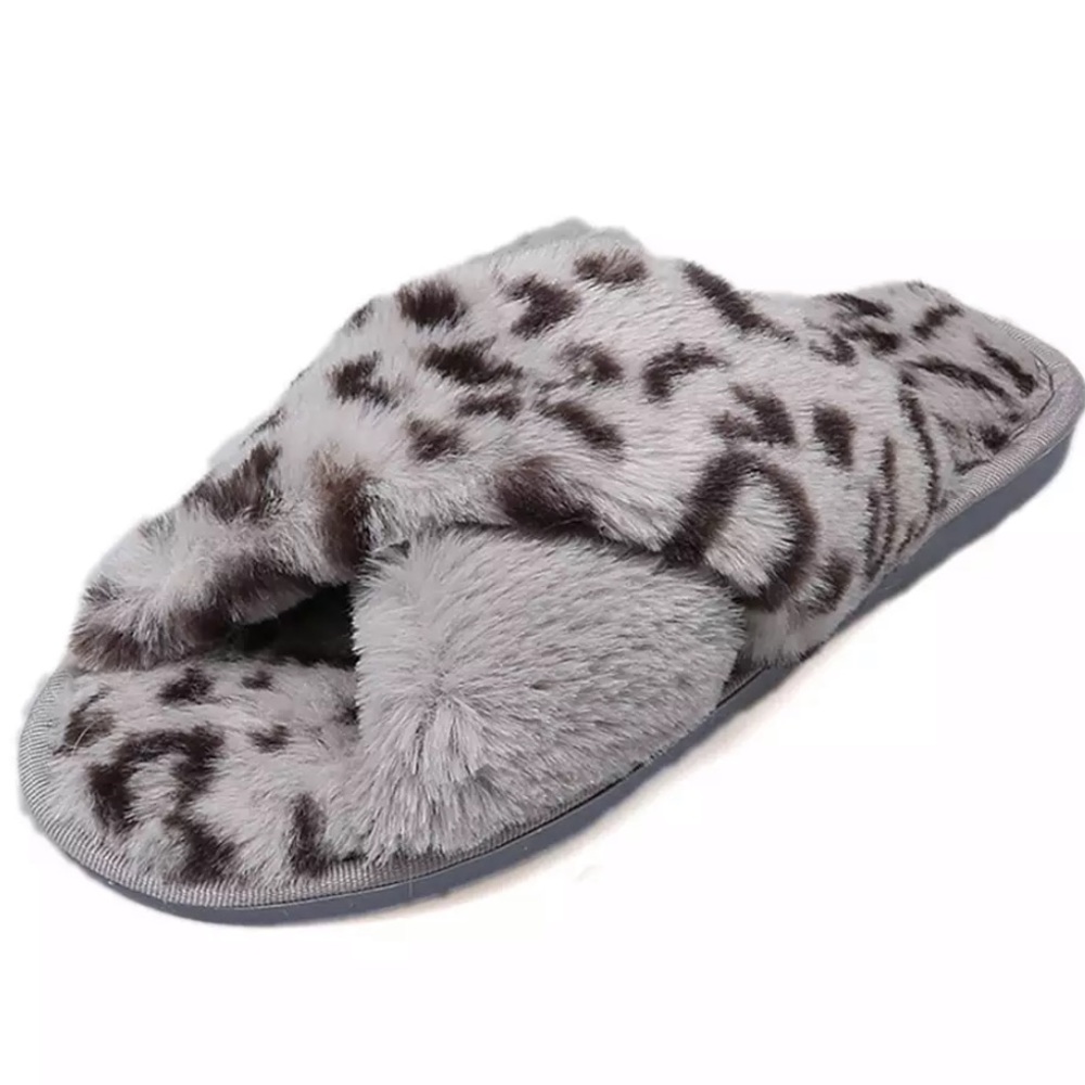 Lounge Slippers Gray leopard - Picture 3 of 3